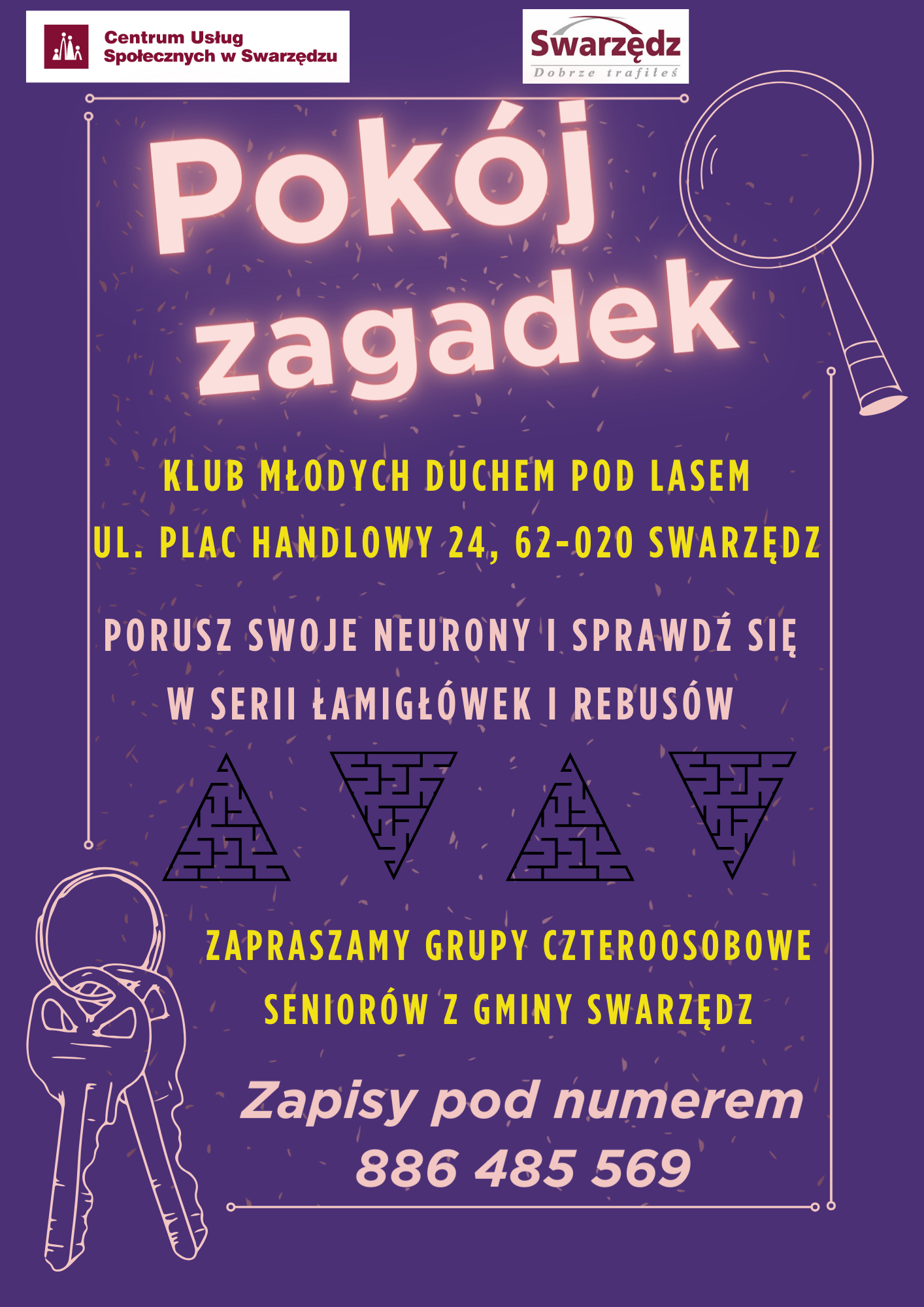 plakat pokój zabawek zawierający wszystkie infomracje takie jak w artykule