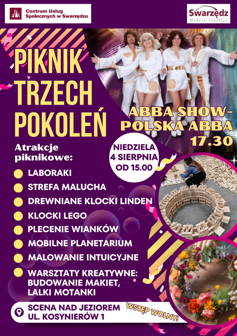 plakat ze szczegółami koncertu