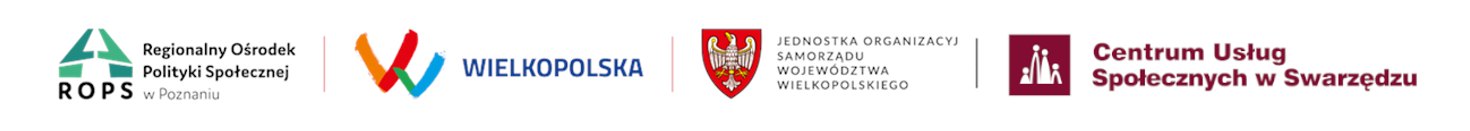 logo: regionalny ośrodek polityki społecznej w poznaniu, wielkopolska, samorząd województwa wielkopolskiego, centrum usług społecznych w poznaniu