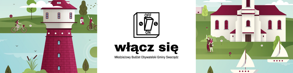 Plakat promujący Młodzieżowy Budżet Obywatelski Gminy Swarzędz