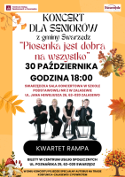 Koncert dla Seniorów - „Piosenka jest dobra na wszystko”