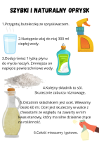 1.Przygotuj buteleczkÄ ze spryskiwaczem.                     2.NastÄpnie wlej do niej 300 ml                   ciepÅej wody.   3.Dodaj rÃ³nieÅ¼ 1 ÅyÅ¼kÄ pÅynu do mycia naczyÅ. Zmniejsza on napiÄcie powierzchniowe wody.                                                 4.Kolejny skÅadnik to sÃ³l.                                         Skutecznie zaburza rÃ³znowagÄ.                      5.Ostatnim skÅadnikiem jest ocet. Wlewamy                        okoÅo 60 ml. Ocet jest skuteczny w walce z                       chwastami ze wzglÄdu na zawarty w nim                           kwas etanowy, ktÃ³ry ma silne dziaÅanie Å¼rÄce                    na roÅlinnoÅÄ. 