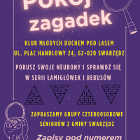 Pokój Zagadek zaprasza seniorów