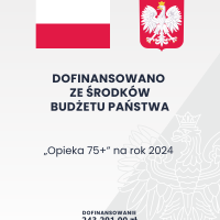 Plakat obrazujacy dofinansowanie ze ÅrodkÃ³w budÅ¼etu paÅstwa.