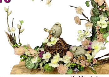 Warsztat dla seniorów - wiosenna ikebana