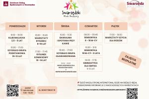 Grafik zajÄÄ w klubie rodziny