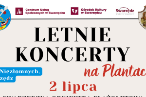 Baner wprowadzający w artykuł o letnich koncertach na plantach.